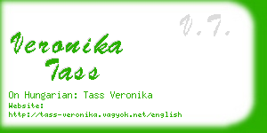 veronika tass business card